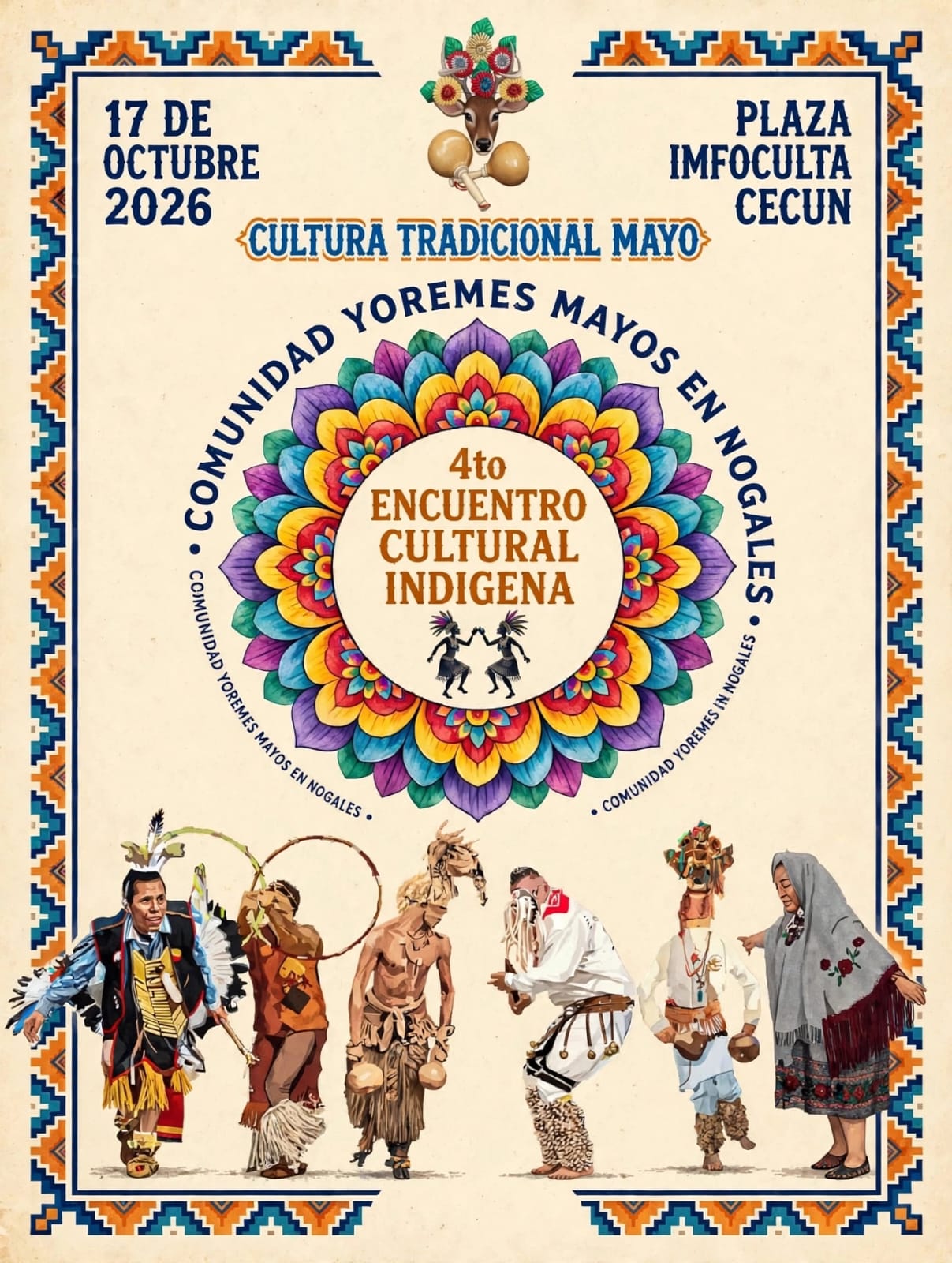 Celebrarán cuarto Encuentro Cultural Indígena