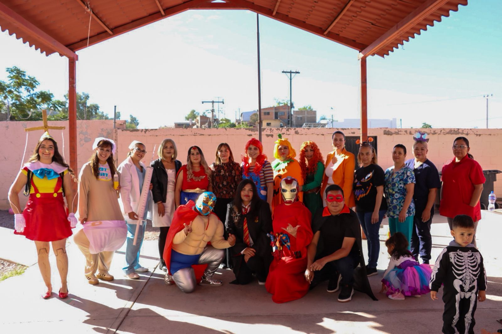 Celebran Halloween en CADI Eva Sámano