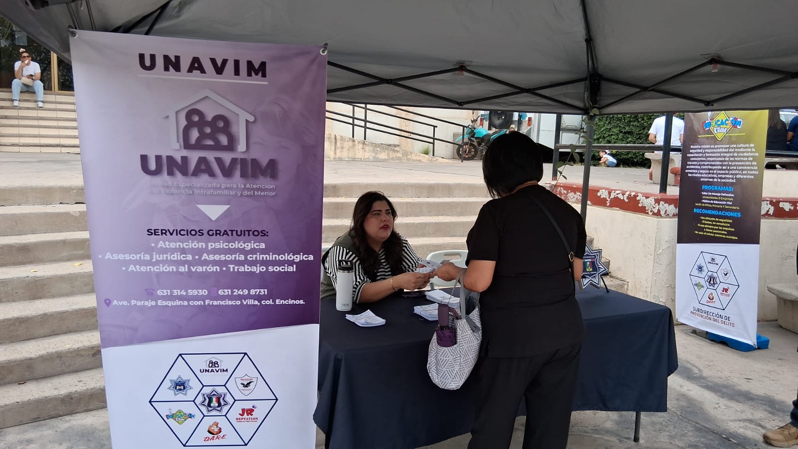 Acercan servicios y prevención a familias nogalenses