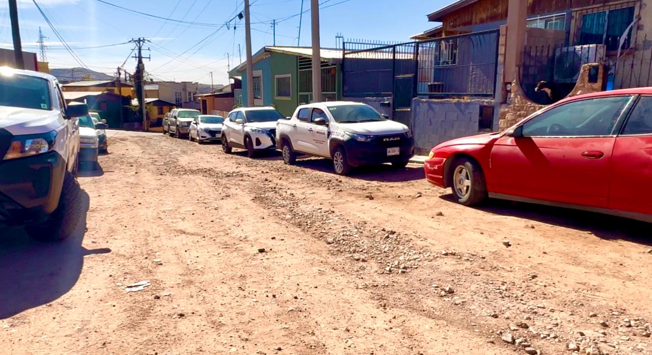 Inicia Gobierno de Nogales pavimentación de la calle Nuevo Egipto