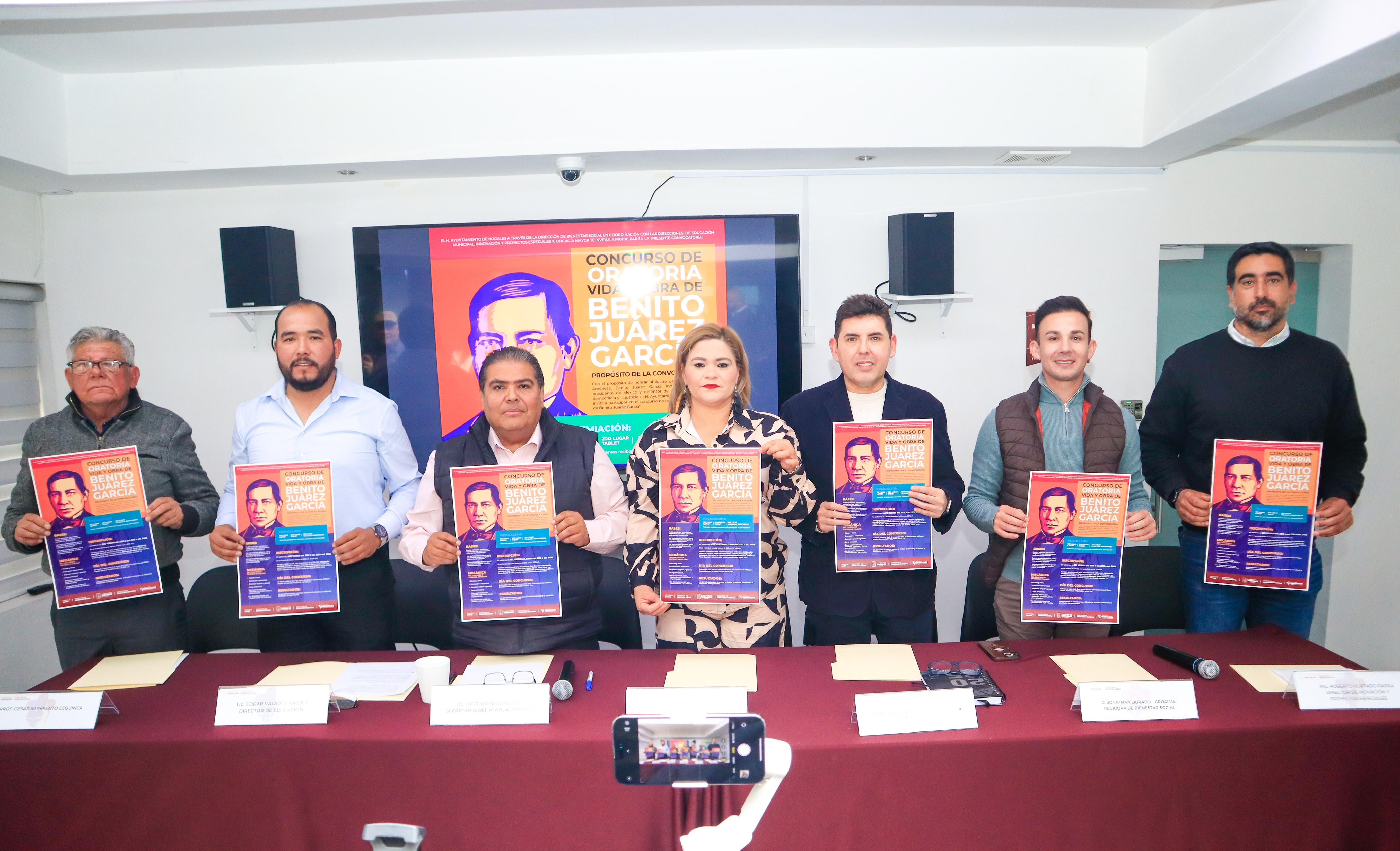 Convocan a Tercer Concurso de Oratoria “Benito Juárez”