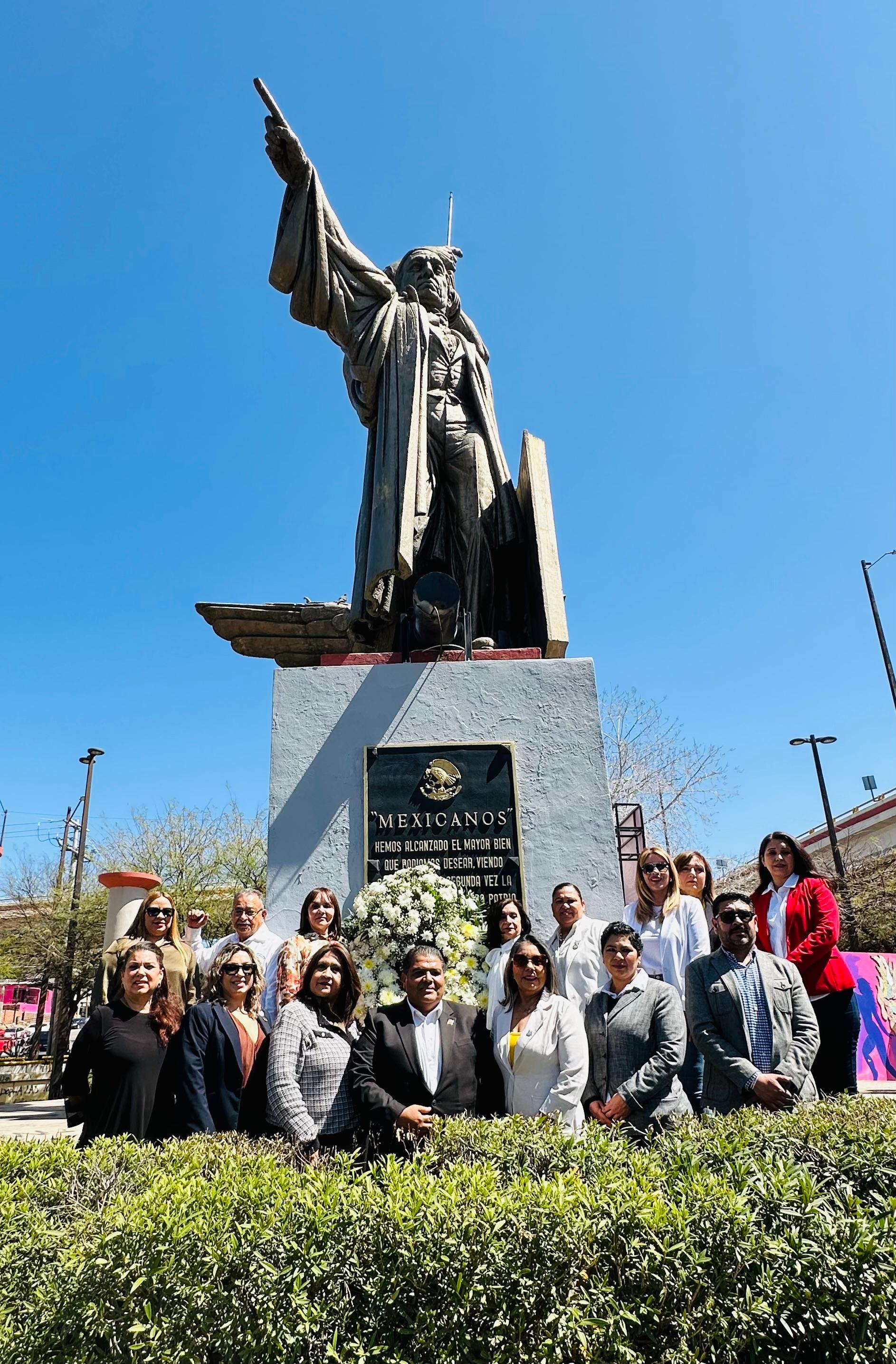 Conmemoran Natalicio de Benito Juárez García