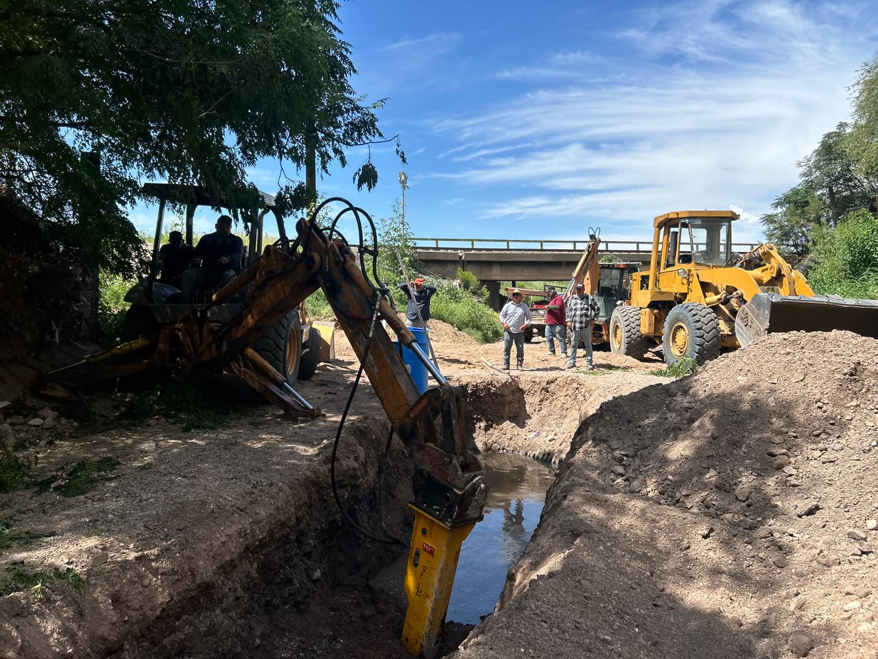 Entra en marcha obra clave para sanear el Arroyo Los Nogales
